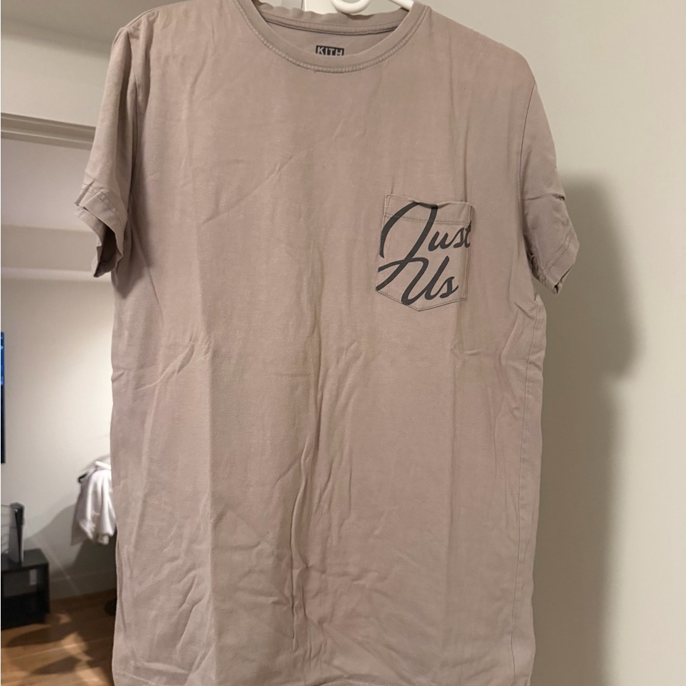 Kith Men's Beige Short Sleeve Tee